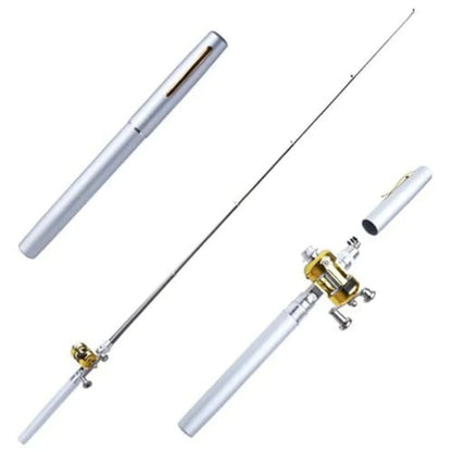 Compact Fishing Set with Telescopic Rod - Portable Fishing Rod for Travelling