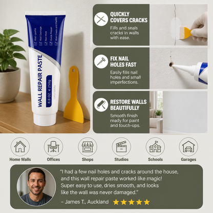 Instant Wall Repair Cream – Quick Crack & Hole Filler