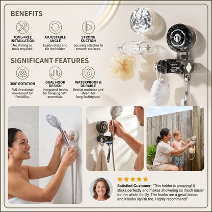 Movable Shower Head Holder