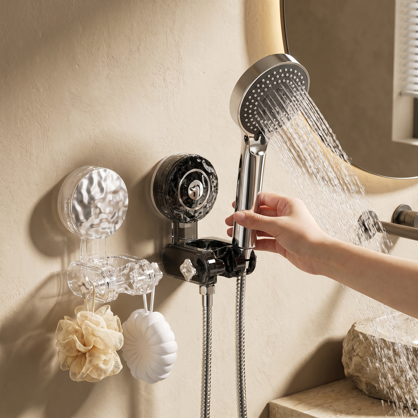 Movable Shower Head Holder