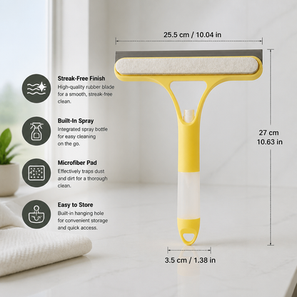 3-in-1 Multifunctional Glass Cleaning Rod