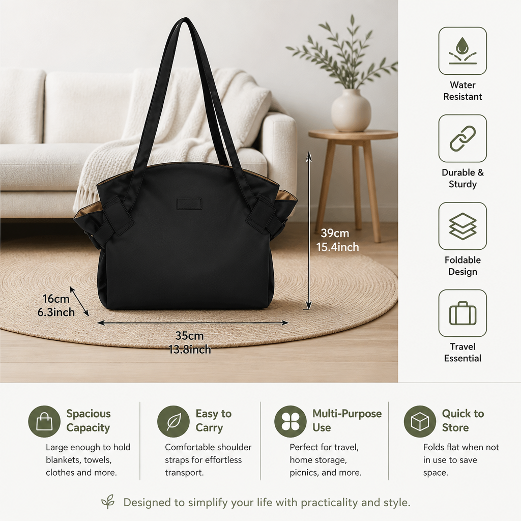Large Foldable Organizer Bag – Practical, Water-Resistant & Versatile