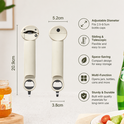 Multifunctional Stainless Steel All-in-One Opener