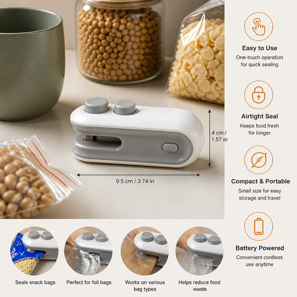 2-in-1 Mini Sealing Device