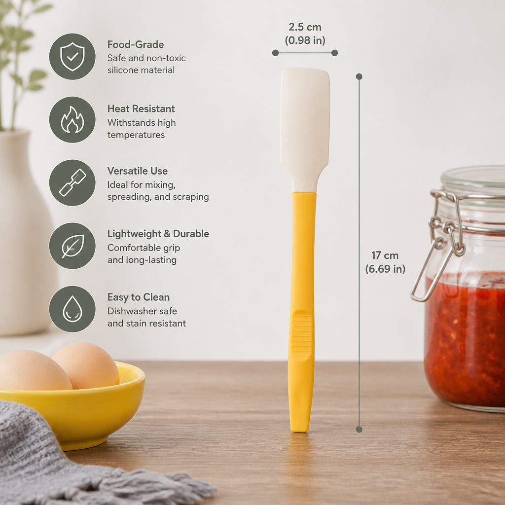 Multifunctional Heat-Resistant Mini Silicone Spatula
