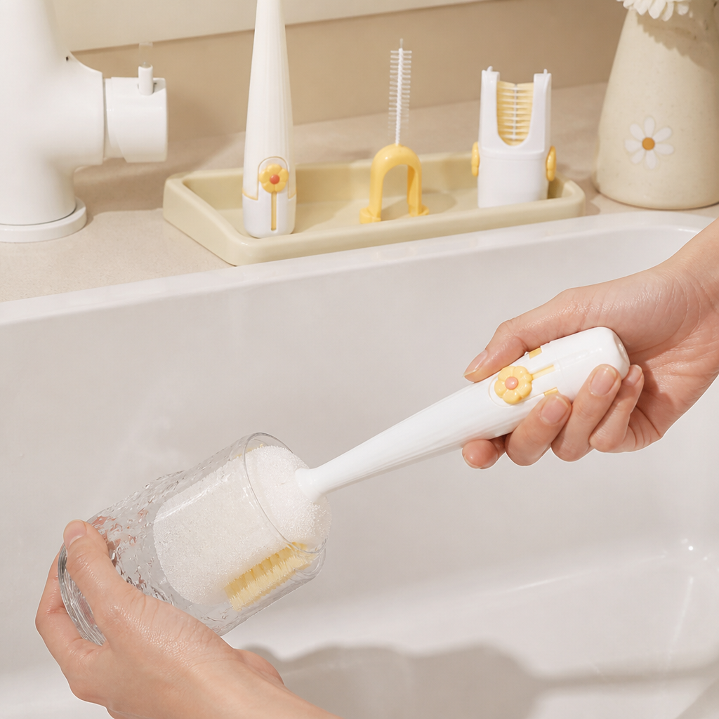 Practical 5-in-1 Bottle Cleaner